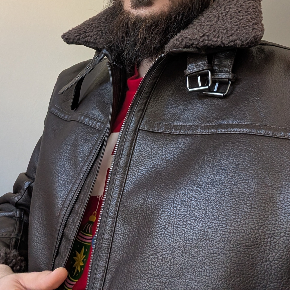 G by Guess Dark Brown Bomber Jacket